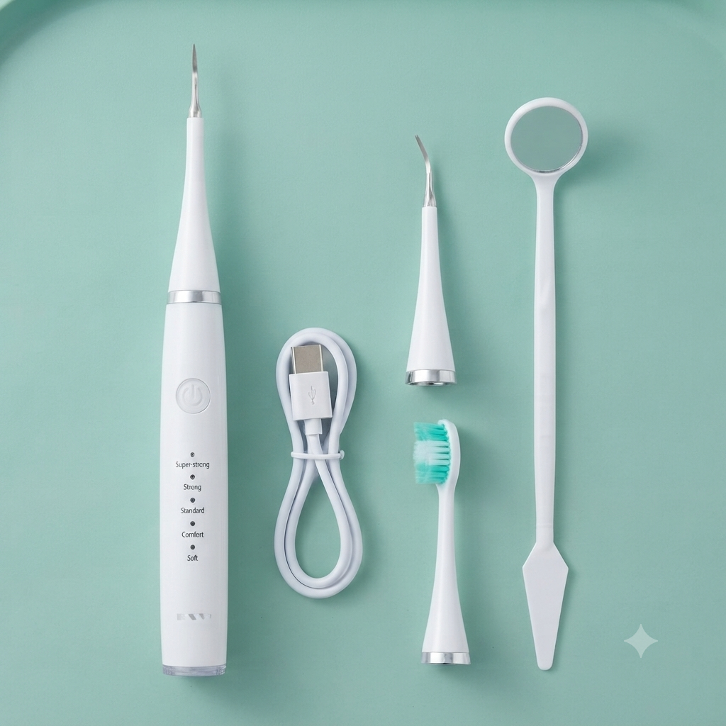 Electric Ultrasonic Dental Scaler and Teeth Whitening Kit