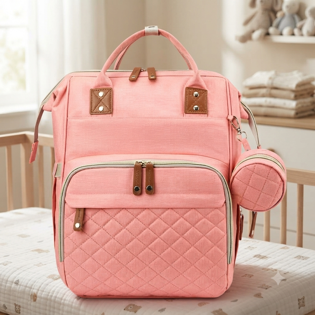 Multi-Functional Baby Diaper Bag and Bed