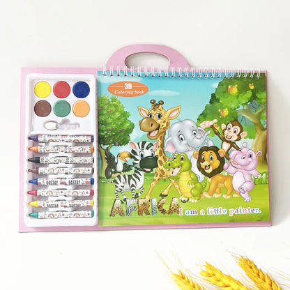 Kids Magic Water Painting Preschool Sketchbook Toy