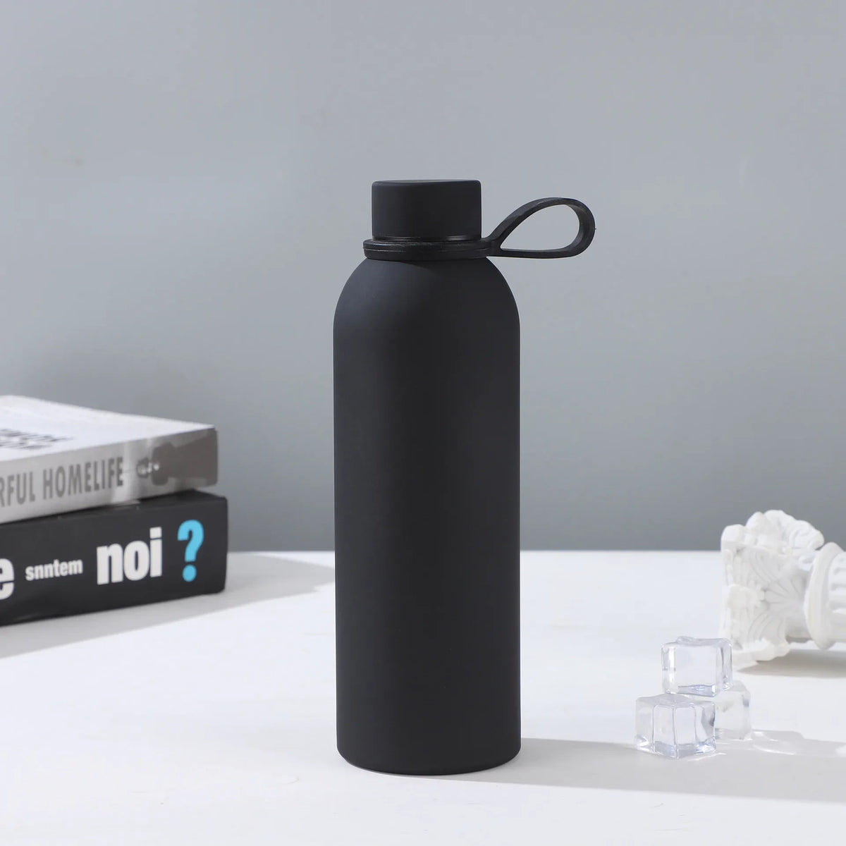 Matte Rubberized Insulated Sports Bottle 500ml