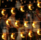 40 LED Battery Powered Moon String Lights 6m