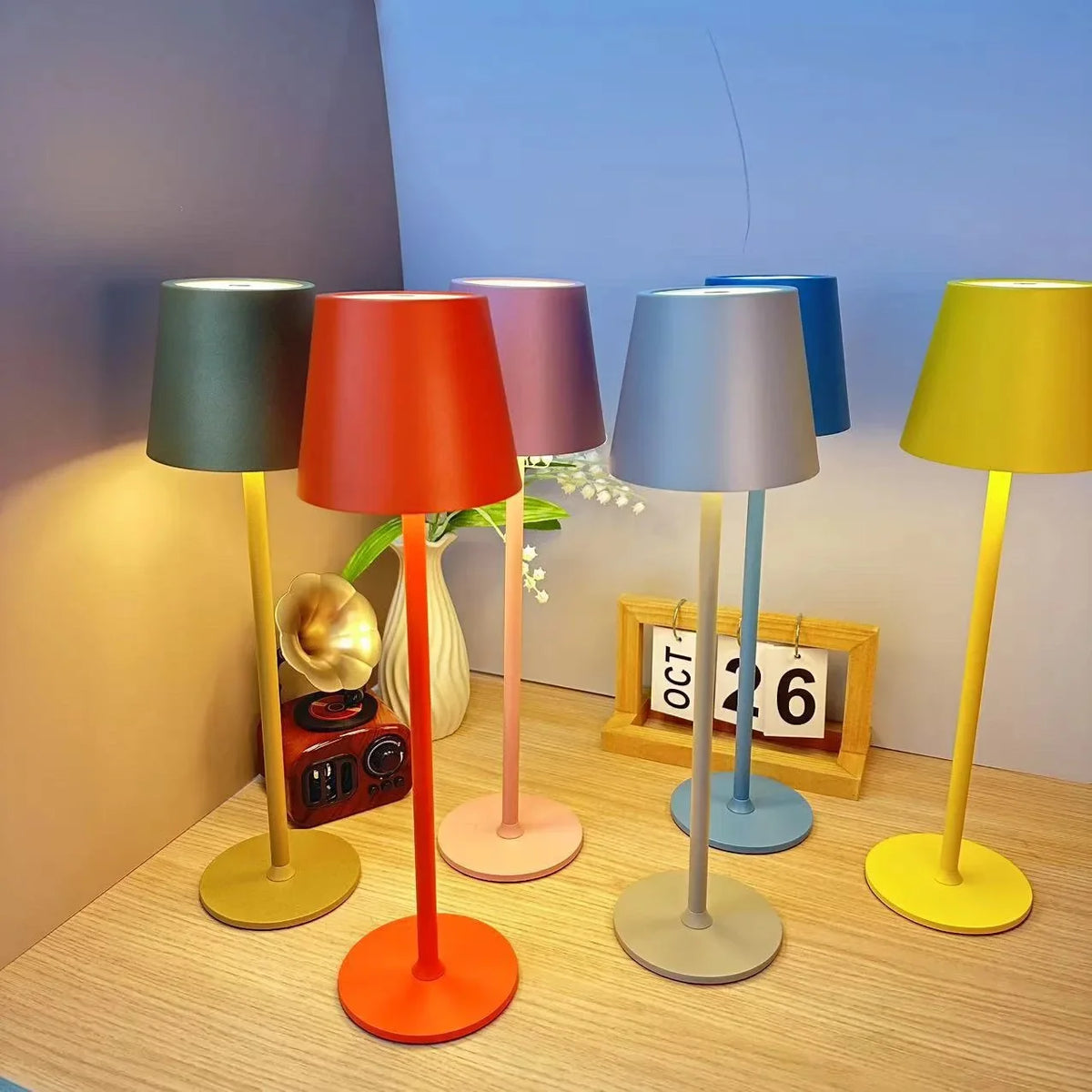 Portable Rechargeable LED Touch Table Lamp