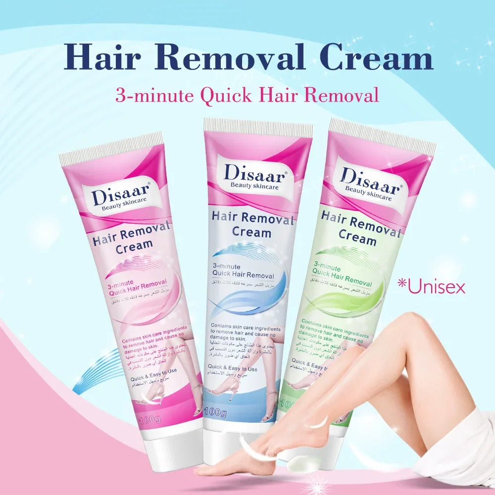 Fast-Acting Natural Hair Removal Cream for Body and Sensitive Areas