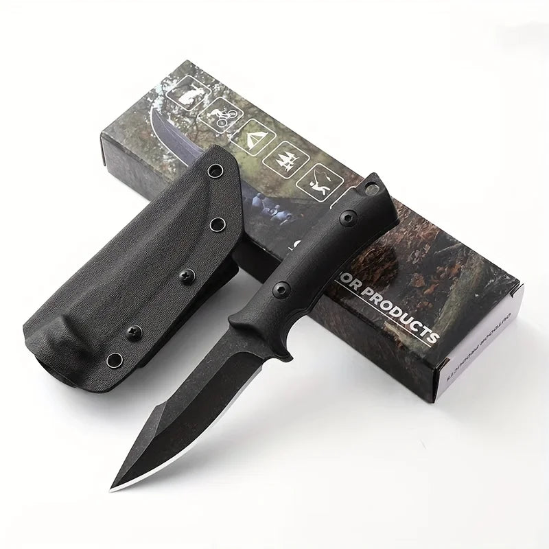 High-Hardness G10 Handle Survival Knife with K Sheath