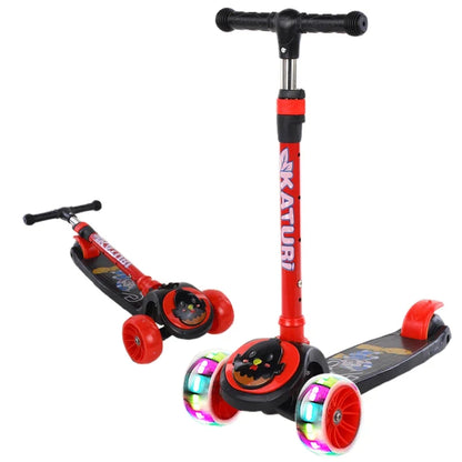 Kids 3-Wheel Foldable Light-Up Scooter Toy