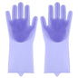 Heat Resistant Silicone Scrubber Magic Gloves