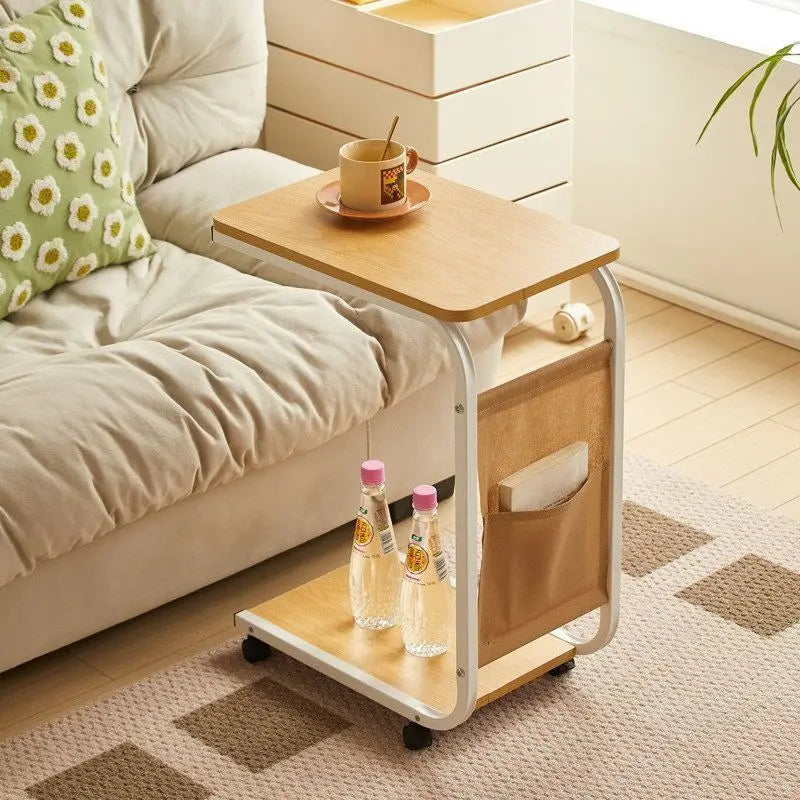 Modern Minimalist Coffee Table with Storage Shelf