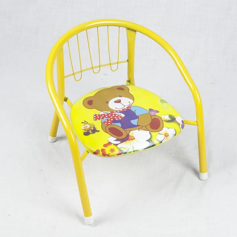 Kids Thickened Backrest Dining Chair Seat