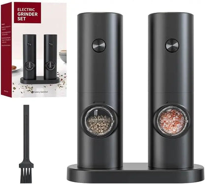 Electric Salt and Pepper Grinder Set 2 Pieces