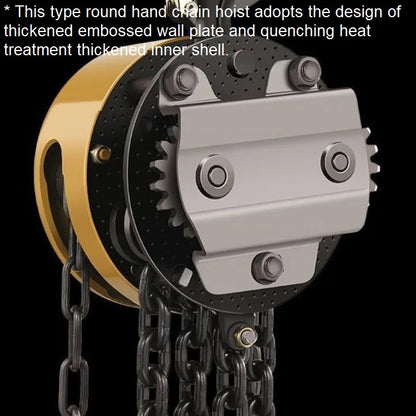 European Hook Manual Chain Hoist for Heavy Lifting