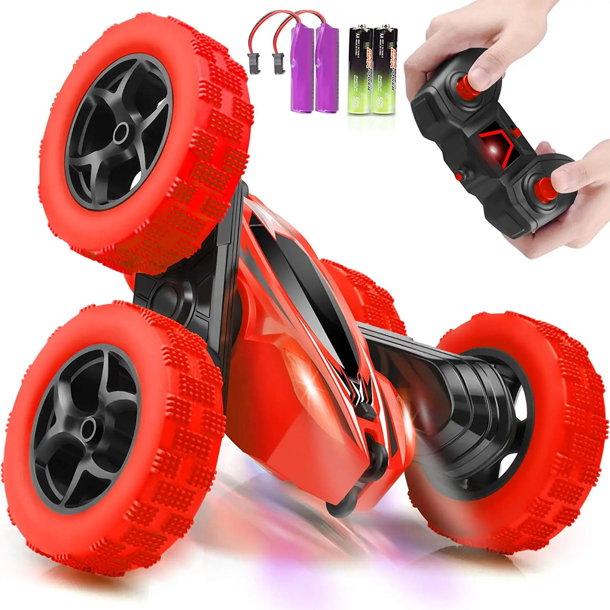 Kids Double-Sided 360 Stunt Remote Control Car Toy