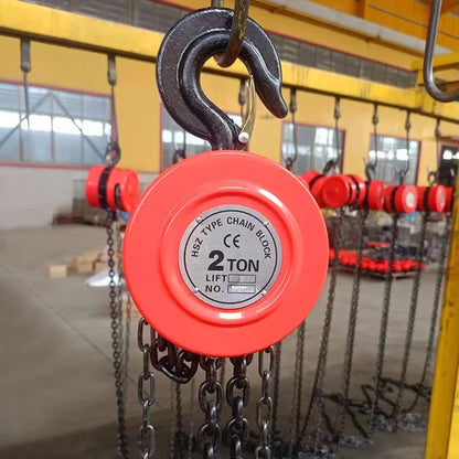 European Hook Manual Chain Hoist for Heavy Lifting