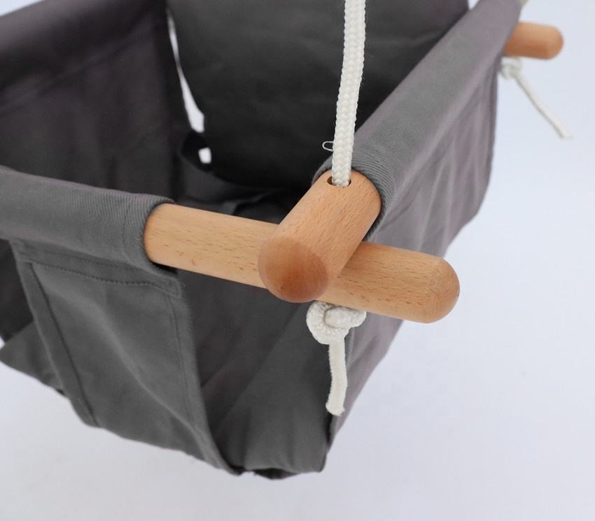 Indoor and Outdoor Wooden Toddler Swing