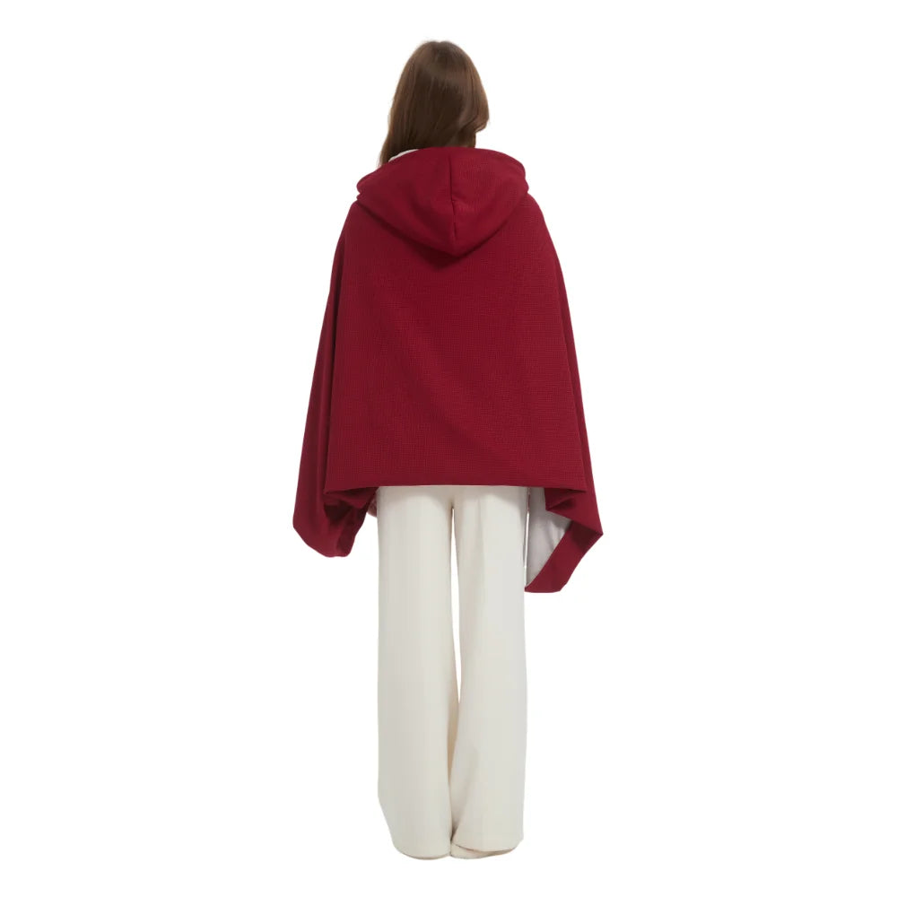 Unisex USB Heated Electric Hoodie Shawl