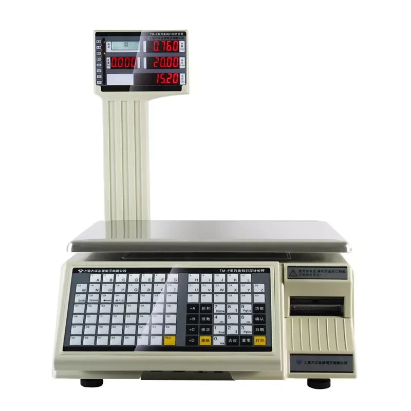 30kg Digital Label Printing Barcode Scale