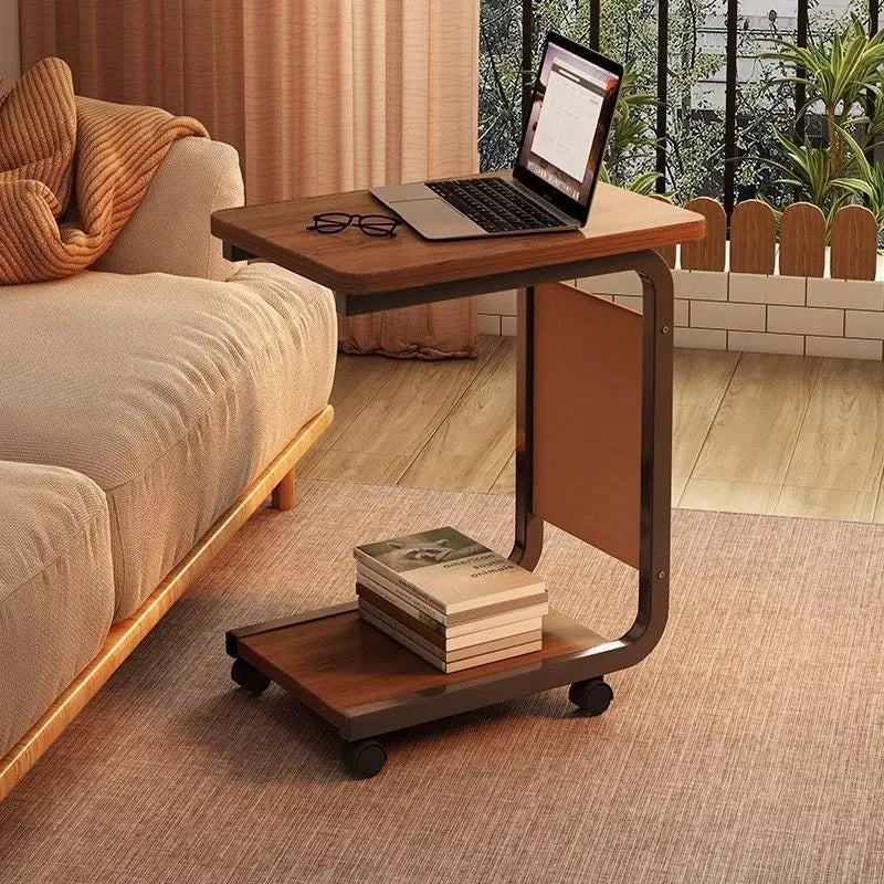 Modern Minimalist Coffee Table with Storage Shelf