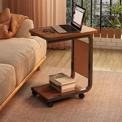 Modern Minimalist Coffee Table with Storage Shelf