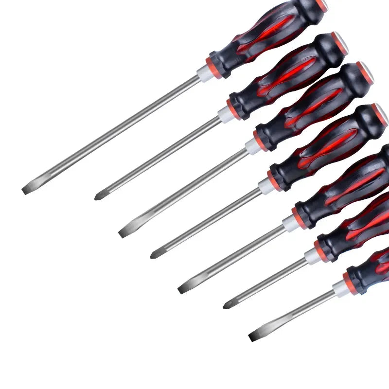 7-Piece Magnetic Percussive Screwdriver Kit for DIY