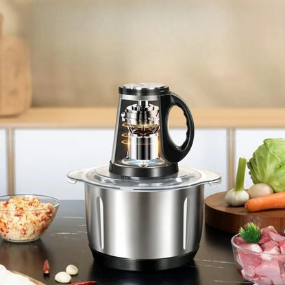 Electric Stainless Steel Food Processor 3L