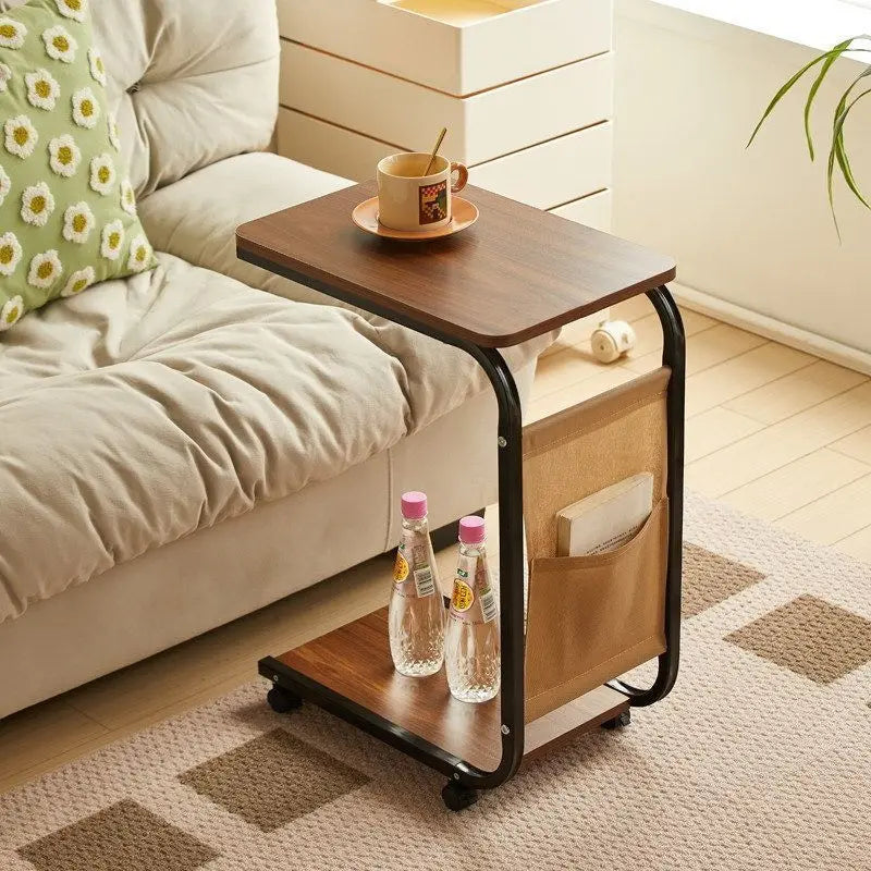 Modern Minimalist Coffee Table with Storage Shelf