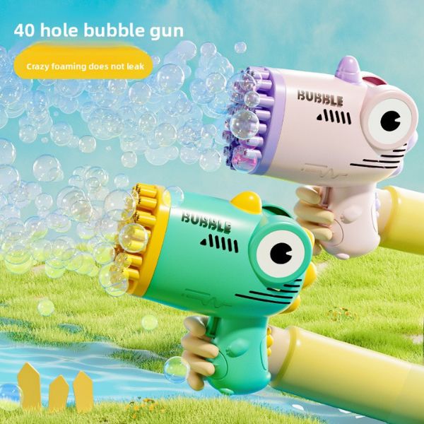 Kids Automatic Dinosaur Bubble Blaster Toy