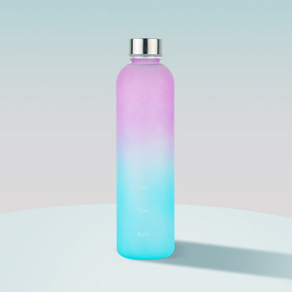 Sports Water Bottle Time Marker 1L