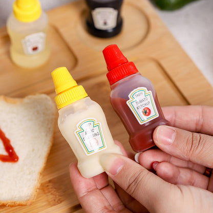 Mini 30ml Plastic Squeeze Bottle Condiment Dispenser
