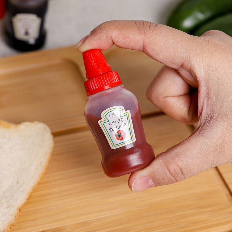 Mini 30ml Plastic Squeeze Bottle Condiment Dispenser