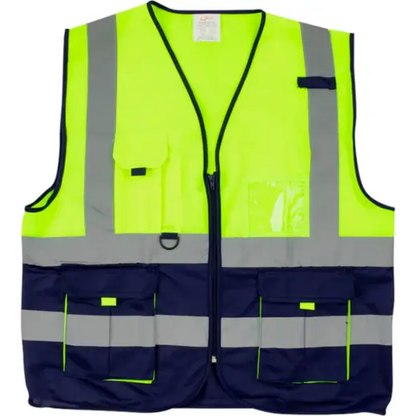High-Visibility Reflective Signaling Safety Vest