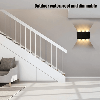 6W Modern Waterproof LED Wall Light 540lm