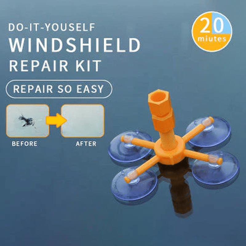 DIY Windshield Crack and Chip Repair Kit