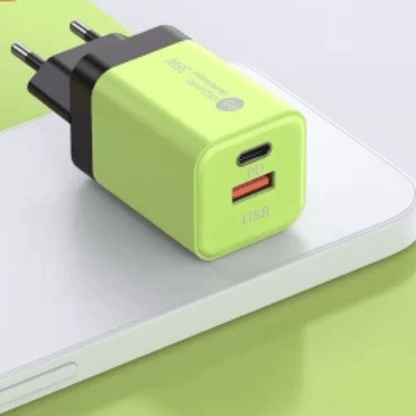 38W USB and Type-C Super Fast Charger Adapter