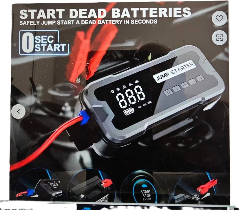 Portable K41 Car Battery Jump Starter with Copper Clamps