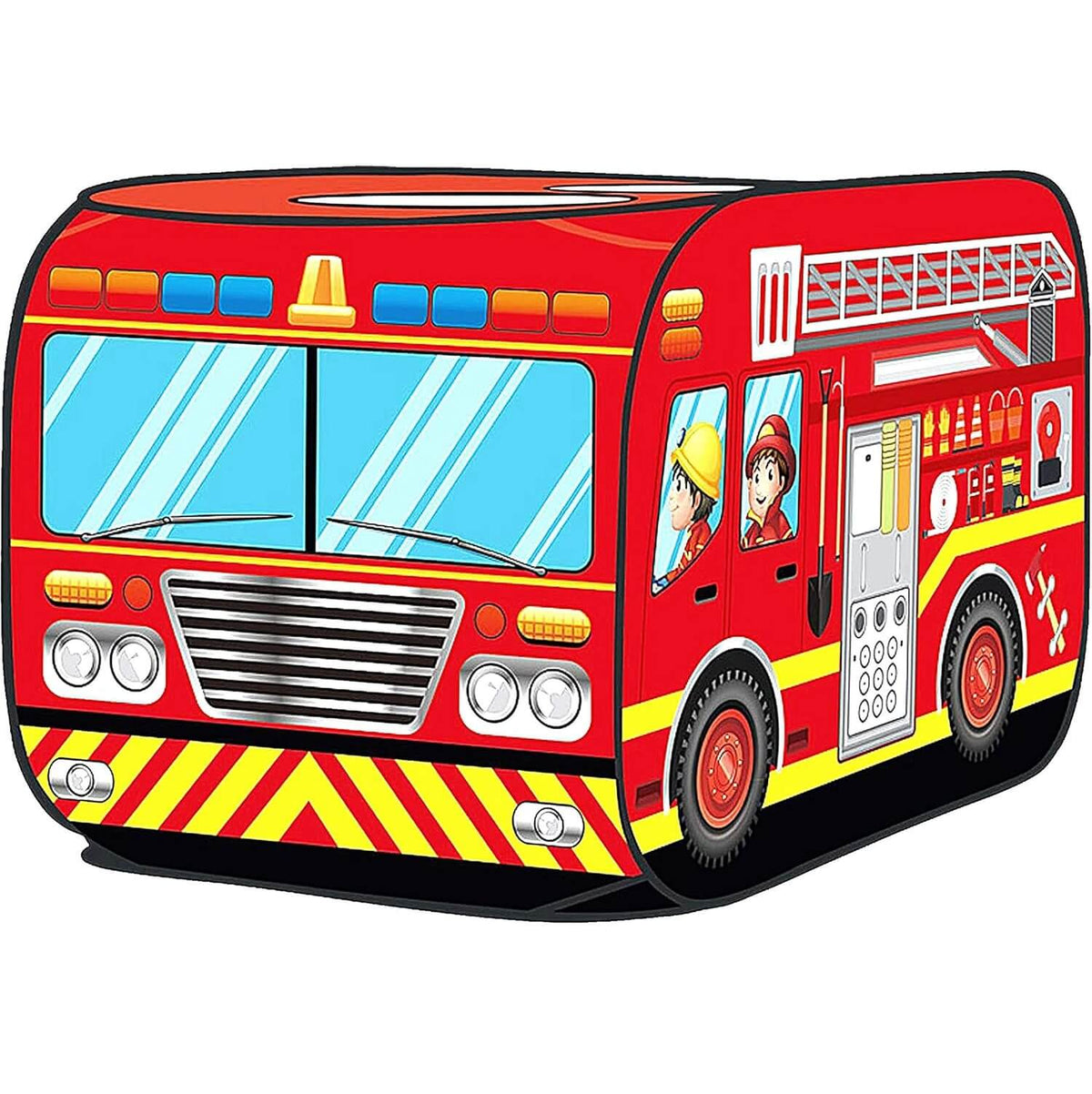 Kids Fire Truck Pop Up Play Tent