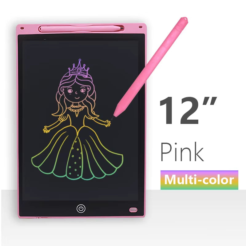Digital LCD Writing Tablet Board 8/12 Inch Drawing Tablet Screen Kids Graphic Tablet Toys for Children
