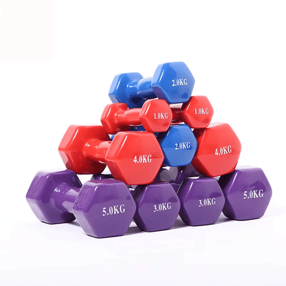 4kg Dip-Molded Dumbbell for Strength Training and Home Workouts
