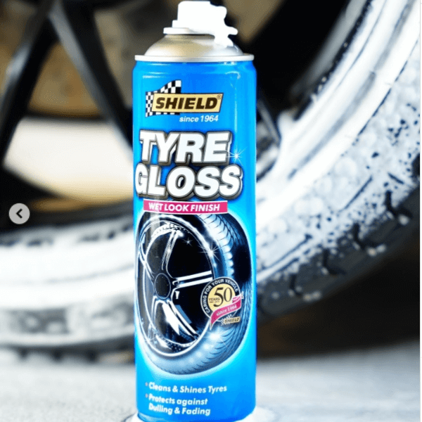 650ml Tyre Gloss Spray for Rubber Tyres and Exterior Trims