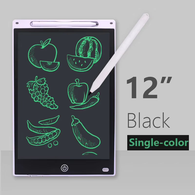 Digital LCD Writing Tablet Board 8/12 Inch Drawing Tablet Screen Kids Graphic Tablet Toys for Children