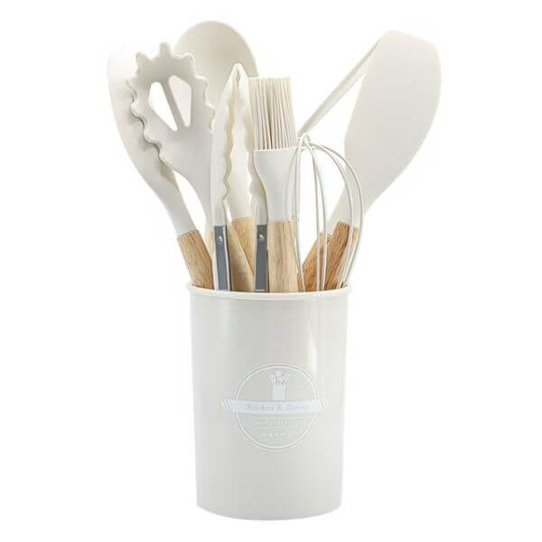 12-Piece Silicone Kitchen Utensil Cooking Tool Set