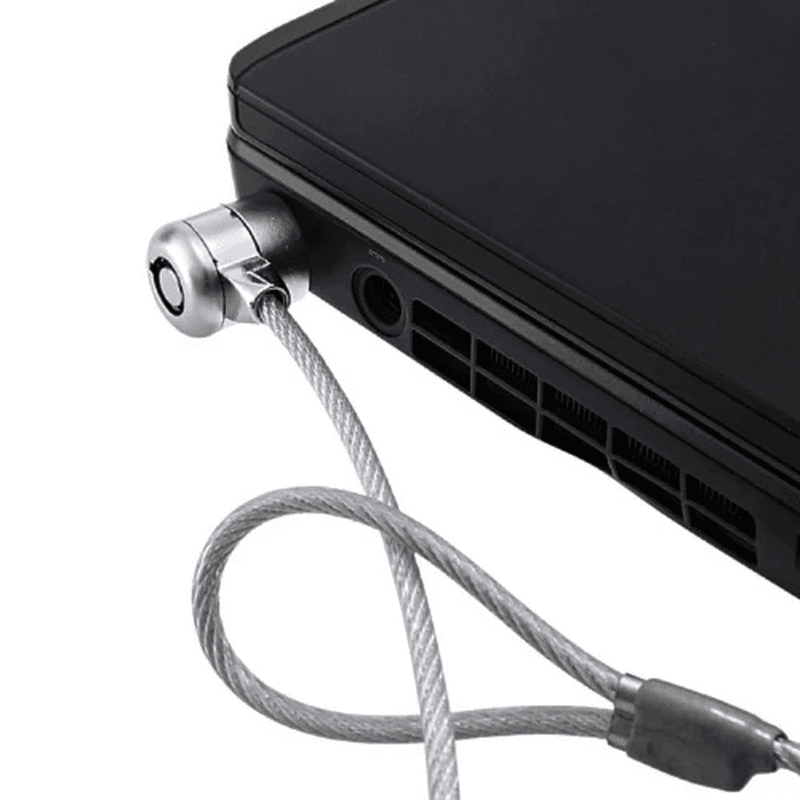 Keyed Laptop Security Cable Lock with Dual Keys
