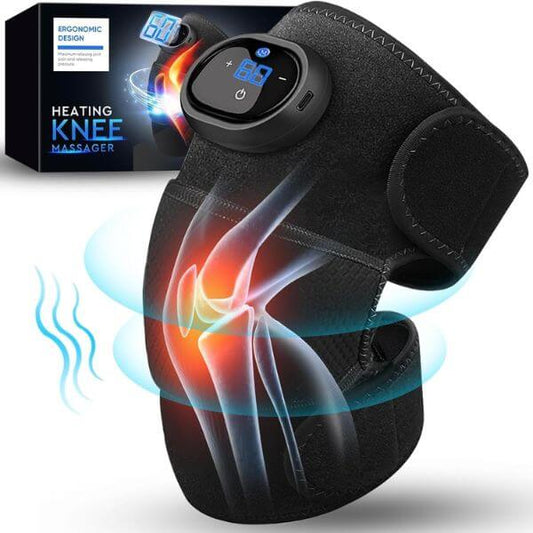 Cordless Heating Knee Massager with Vibration Therapy
