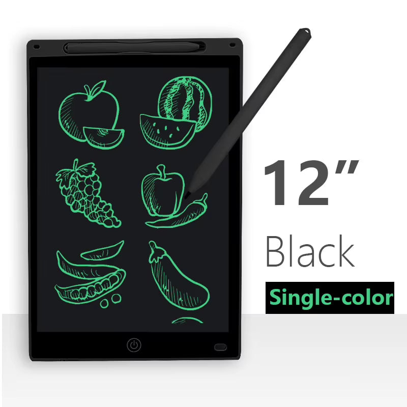 Digital LCD Writing Tablet Board 8/12 Inch Drawing Tablet Screen Kids Graphic Tablet Toys for Children