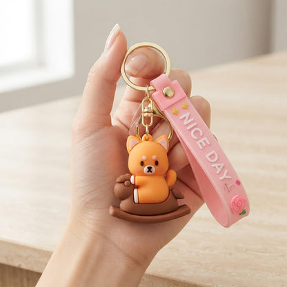 Cartoon Animal Decorative Keychain