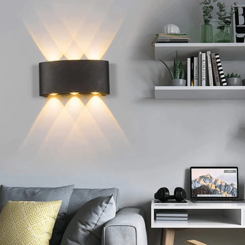 6W Modern Waterproof LED Wall Light 540lm