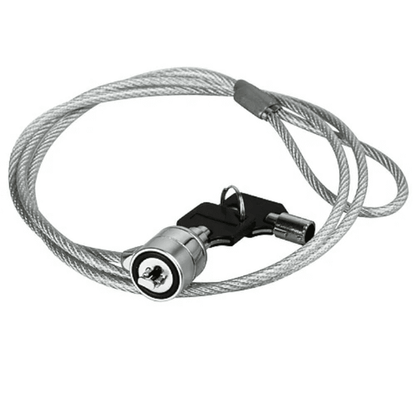 Keyed Laptop Security Cable Lock with Dual Keys