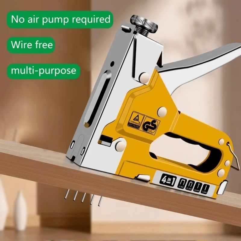 Heavy Duty 3-in-1 Staple Gun for DIY and Woodworking