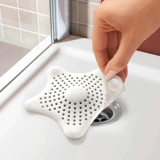 Starfish Silicone Bathroom Drain Hair Catcher