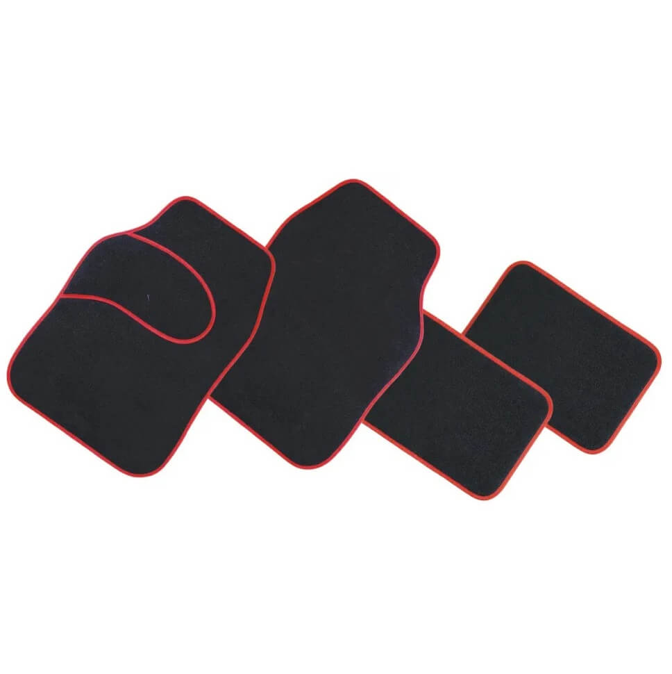4-Piece Anti-Slip Universal Carpet Car Floor Mat Set