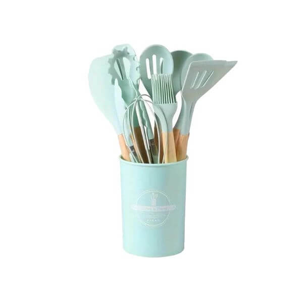 12-Piece Silicone Kitchen Utensil Cooking Tool Set
