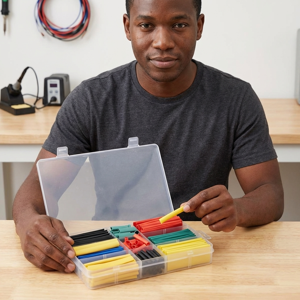 750-Piece Flame Retardant Heat Shrink Tubing Kit
